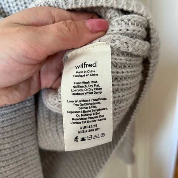 Aritzia Wool Cowl Neck Sweater - Picture 4 of 5